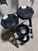 Assiettes noires arcoroc vintage
