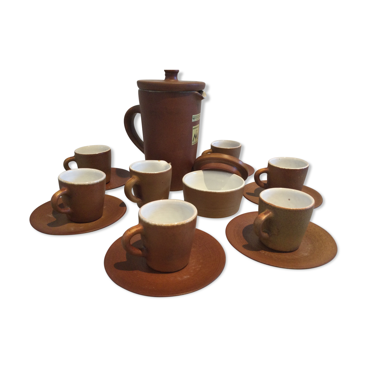 Ceramic coffee set antonio lampecco