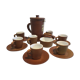 Ceramic coffee set antonio lampecco