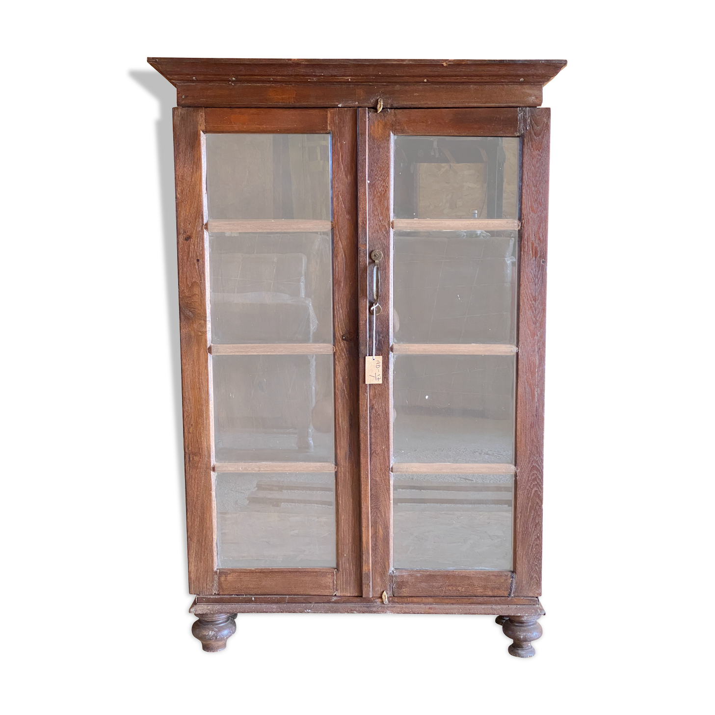 Double glazed wardrobe in old teak