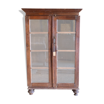 Double glazed wardrobe in old teak
