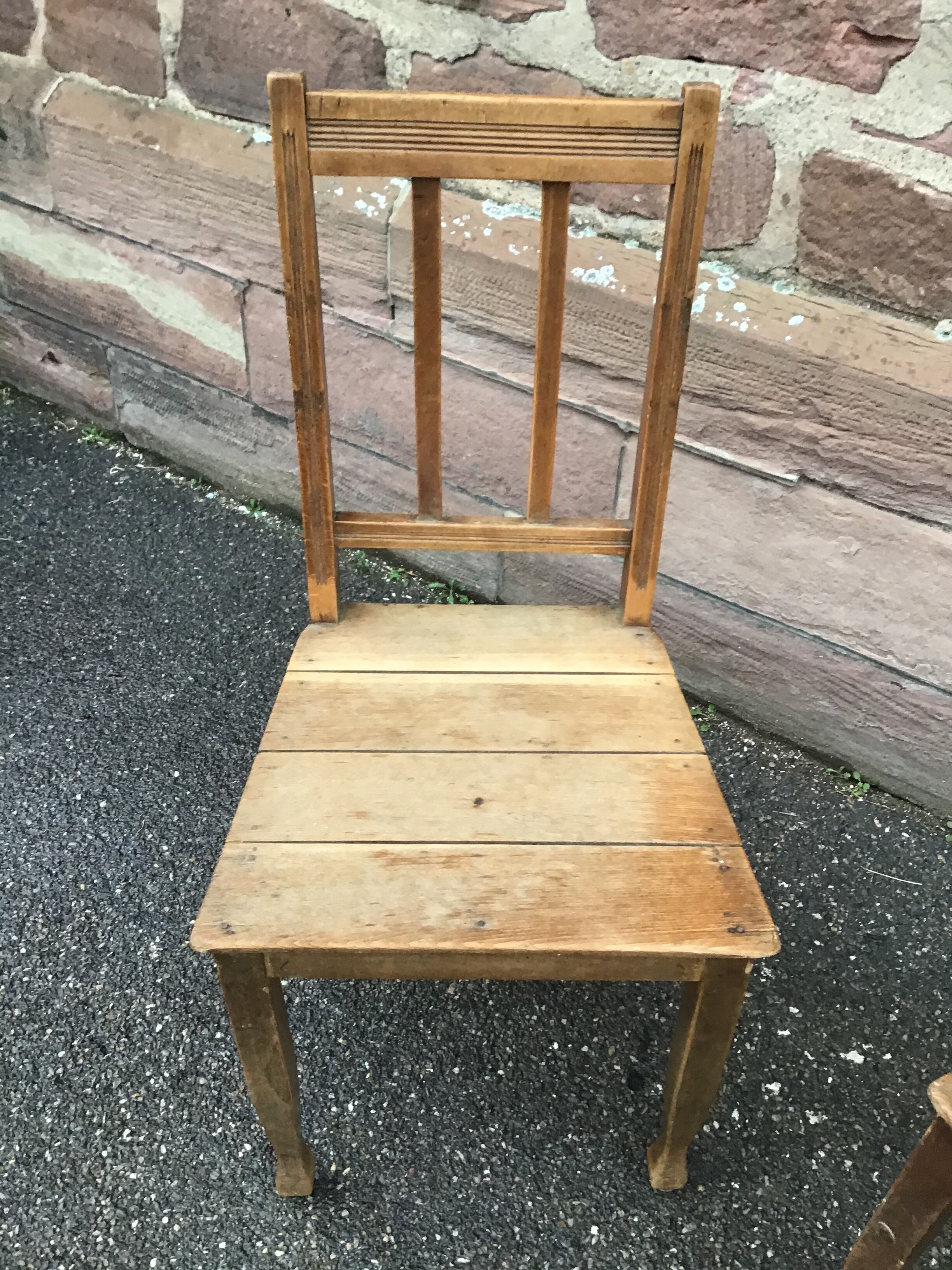 2 vintage bistro chairs art nouveau 1920s