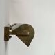 Pair of vintage modernist wall lights, adjustable in brass, France 1940