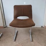 Set of 4 design chairs years 70 Georges Frydman vintage