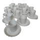 Porcelain coffee cups from Limoges Haviland