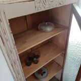 Parisian art-deco glazed wardrobe