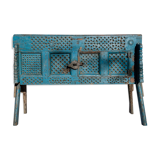 Ancient Indian furniture Damchiya blue