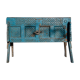 Ancien meuble indien Damchiya bleu