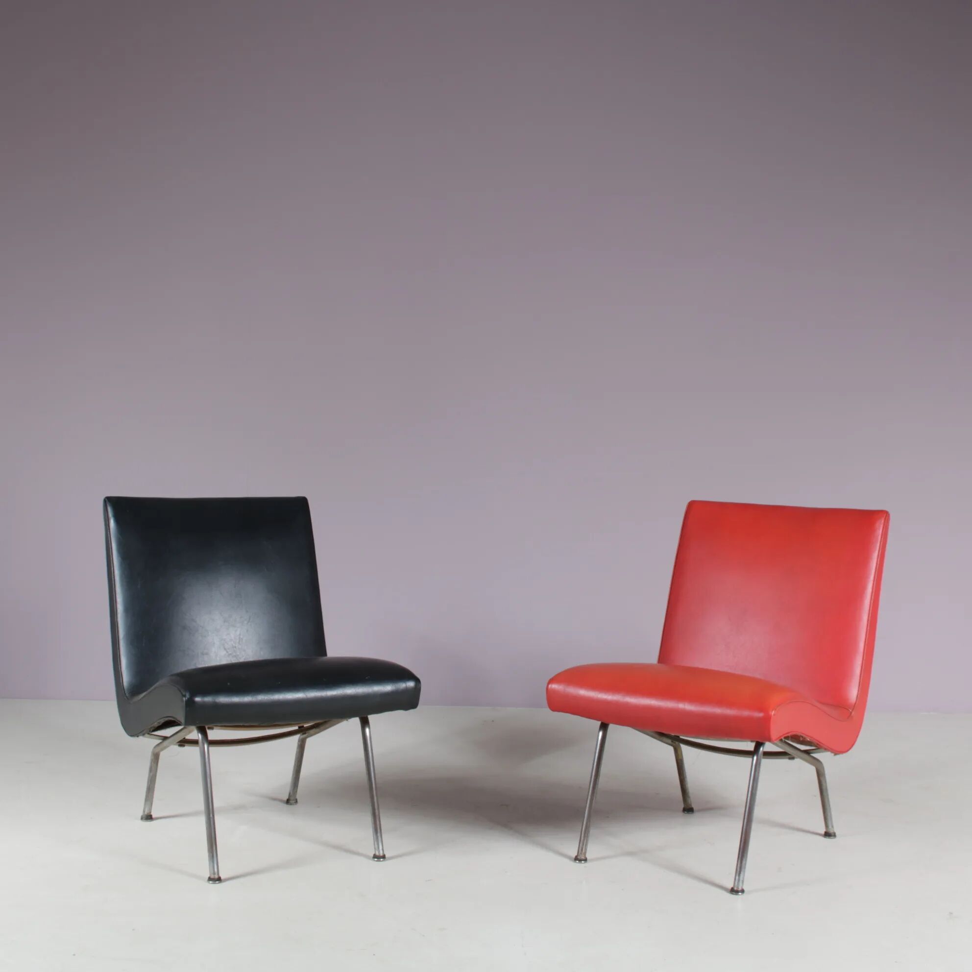 1947 pair of Walter Knoll “Vostra” chairs for Knoll, Germany