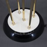 Mid-Century Modern Reed Floor Lamp Murano Glass Metal by Mazzega, Italy, 1970s