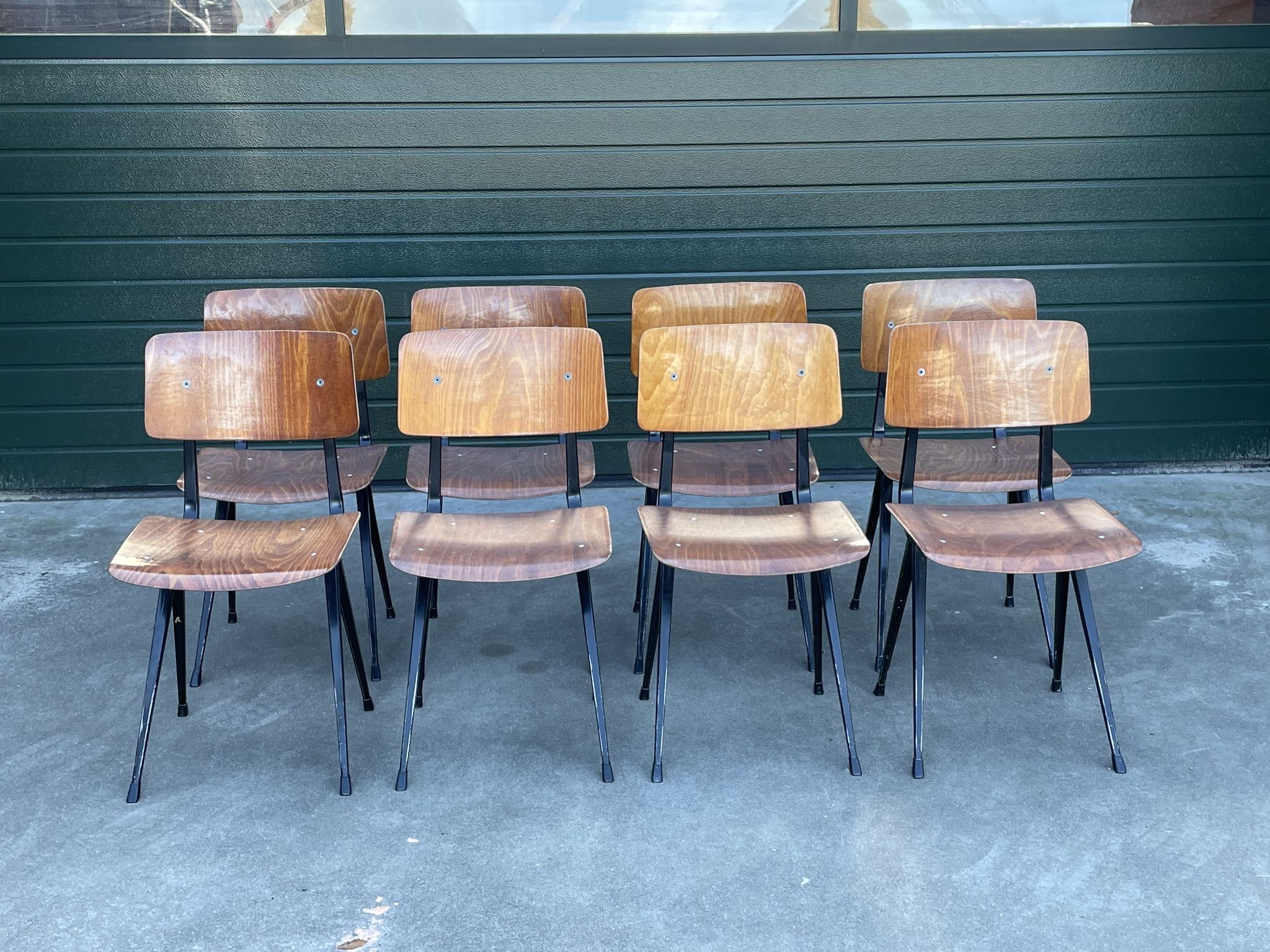 Result Chair by Friso Kramer for Ahrend De Cirkel, 1970 in black