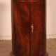 large Empire period flamed mahogany headboard.