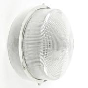 Lampe de plafond industrielle, plastique métal, Pologne, années 1970