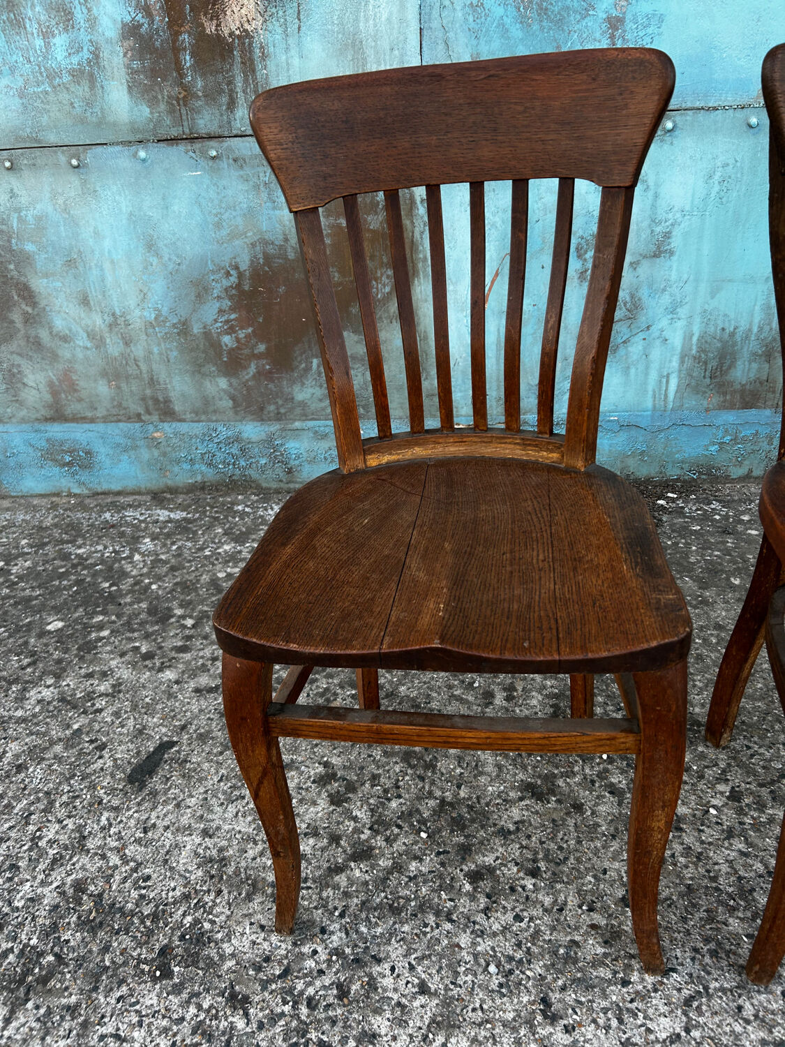 Maurice Lacour solid oak chair