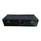 Old large cardboard suitcase