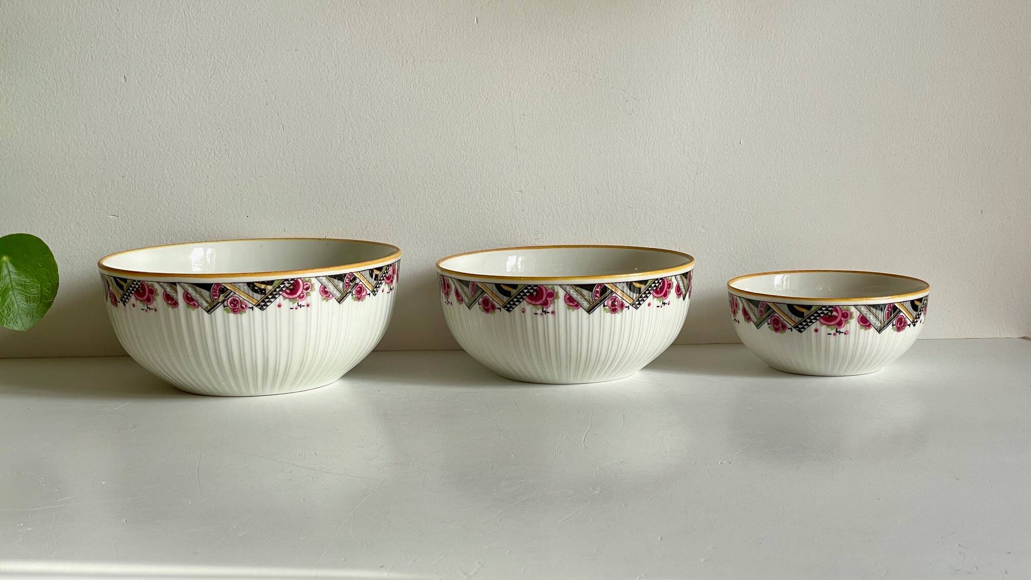 Saladiers mehun decor art deco