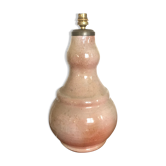 Pied de lampe en céramique émaillée vintage