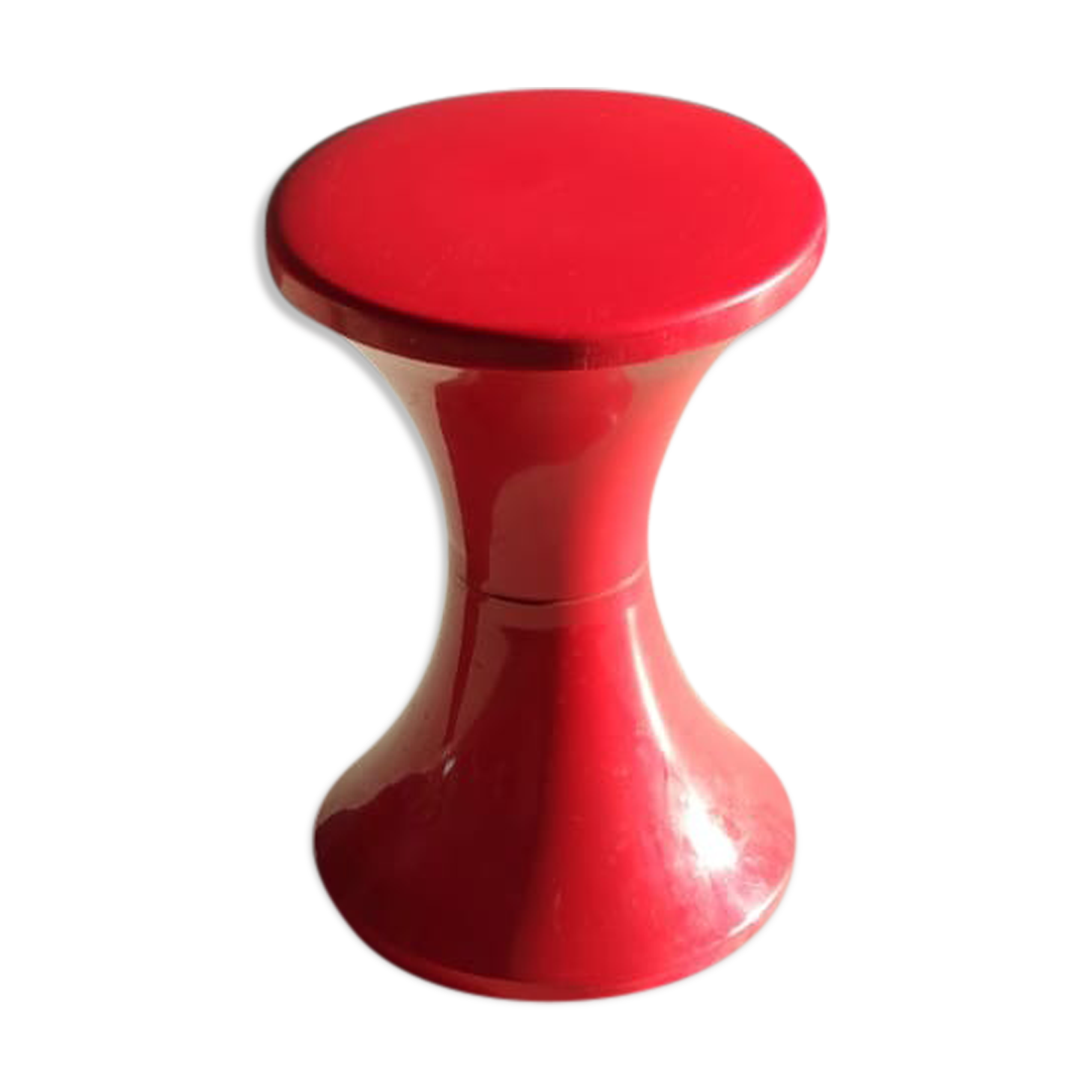 Tam Tam shape diabolo shape in red plastic