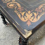 Marquetry table Louis XIII