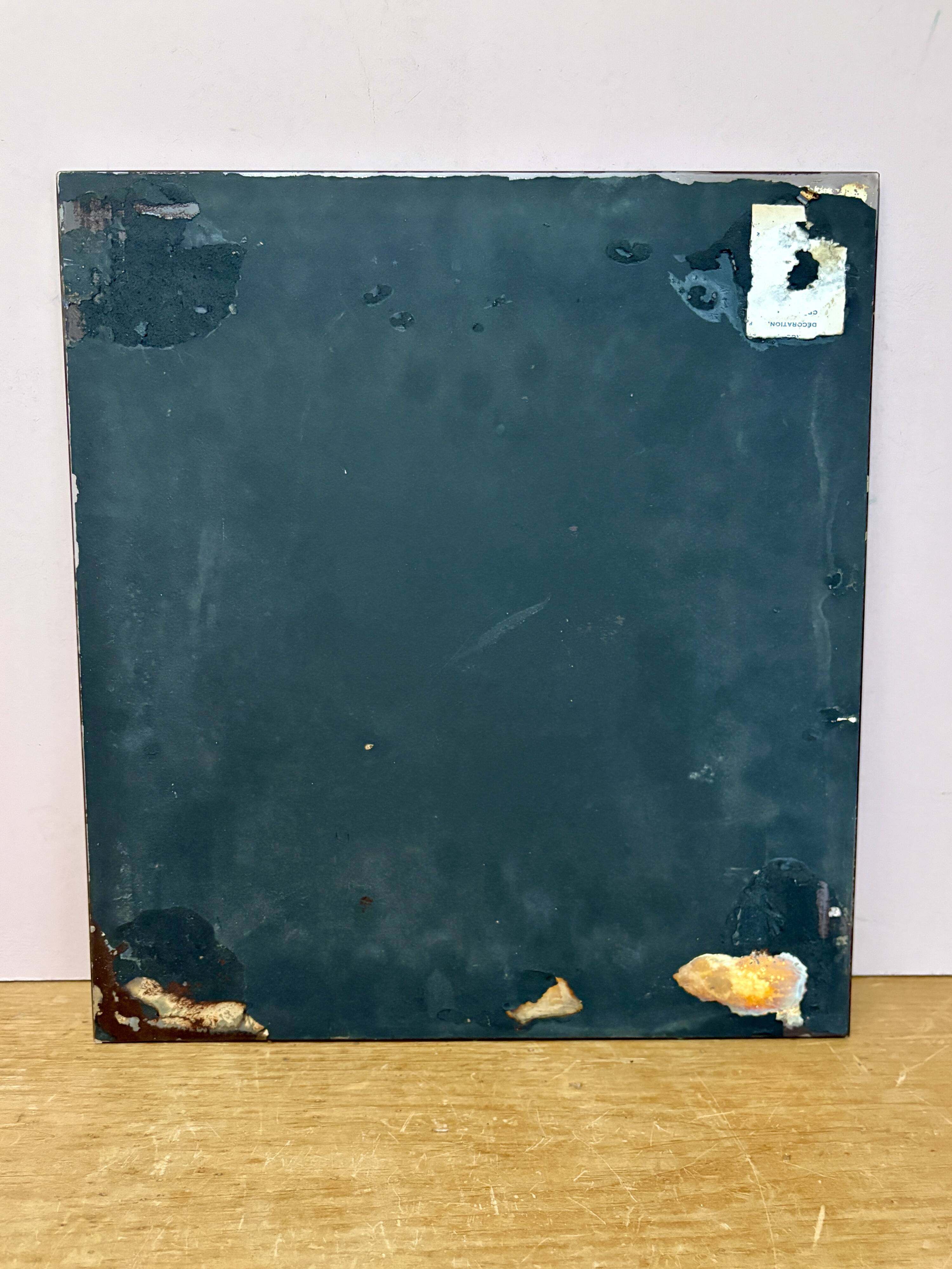 Antique mirror with bevelled edges
