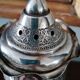 Oriental art silver metal vase
