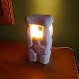 Albert Tormos carved stone lamp