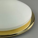 60s 70s Hustadt Leuchten Plafoniere ceiling lamp glass space age design