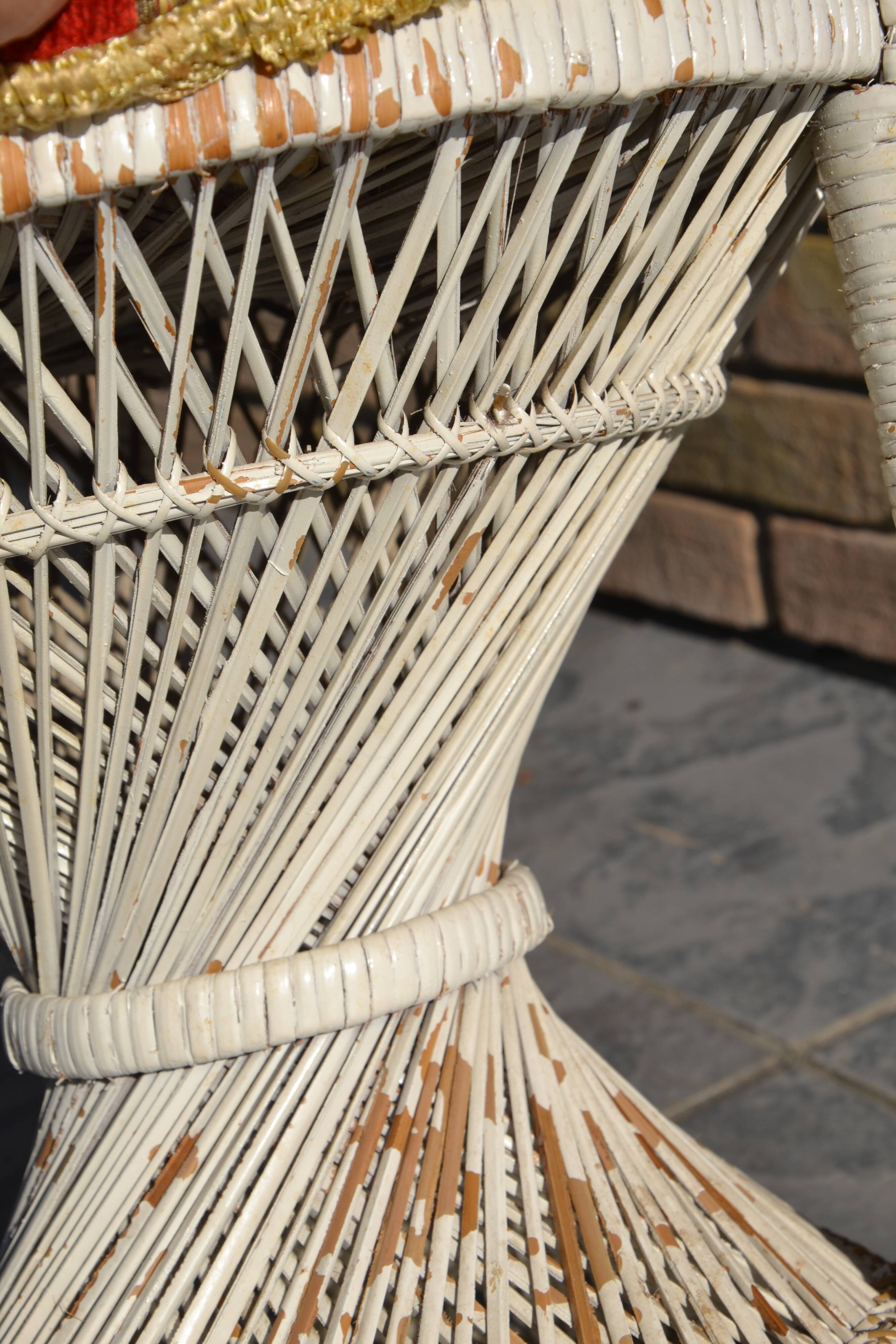 Chaise Emmanuelle en rotin enfant