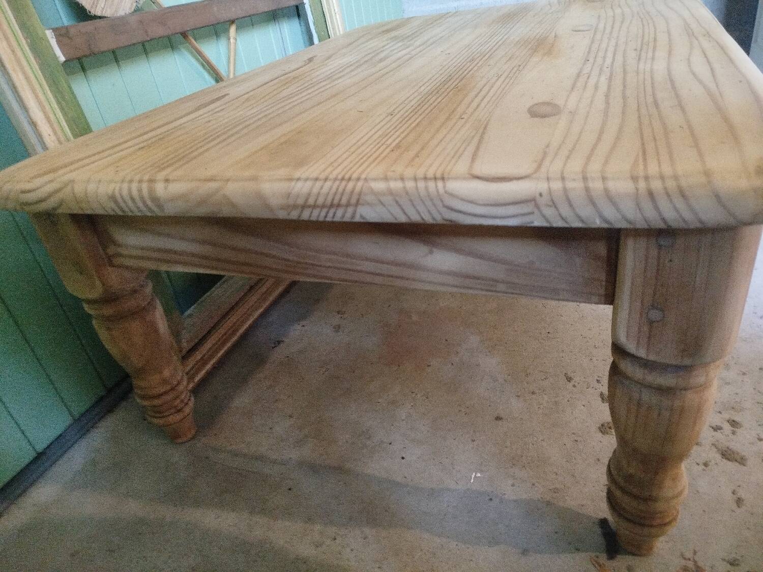 Solid pine coffee table