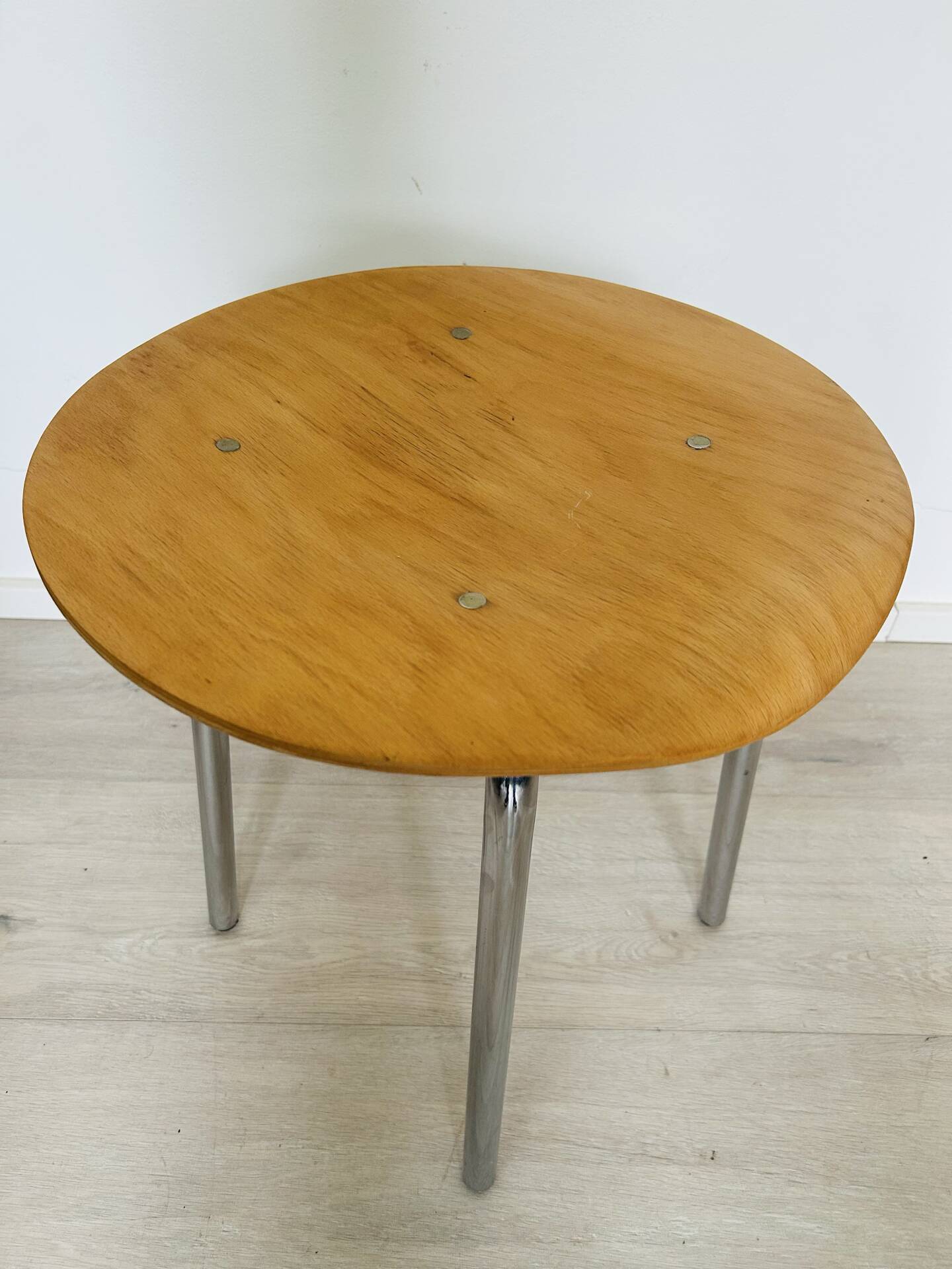 Vintage Wooden Ottoman by Kovona, Czechoslovakia 1970’s