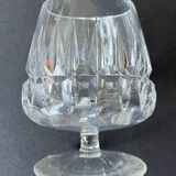 Deux verres à alcool en cristal