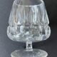 Deux verres à alcool en cristal
