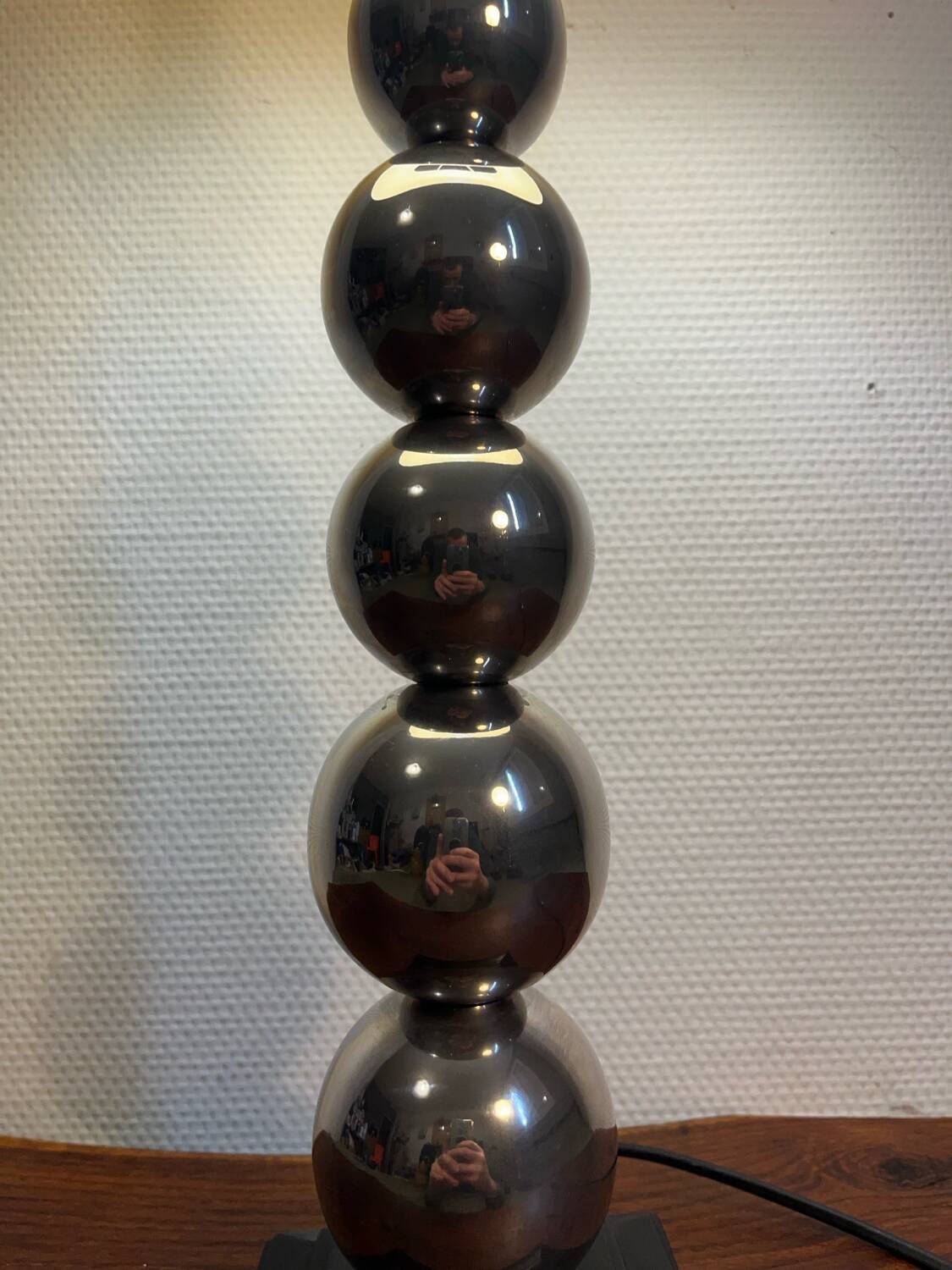 Parex metal ball base lamp from the 80s