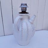 Lamp base, Malicorne jug, Emile Tessier
