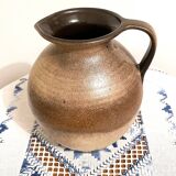 Scheurich 603-15 brown-beige vase or jug with handle, west german art pottery (wgp)