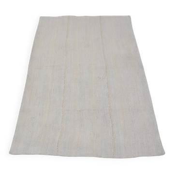 Petit tapis kilim en chanvre anatolien vintage sku 3764