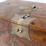 Vintage wood and metal chest