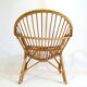 Fauteuil rotin des années 60-70