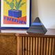 Pyramid shaped stacked ceramic ashtrays / centerpiece Amalgames France 1980