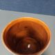 Varnished terracotta pot
