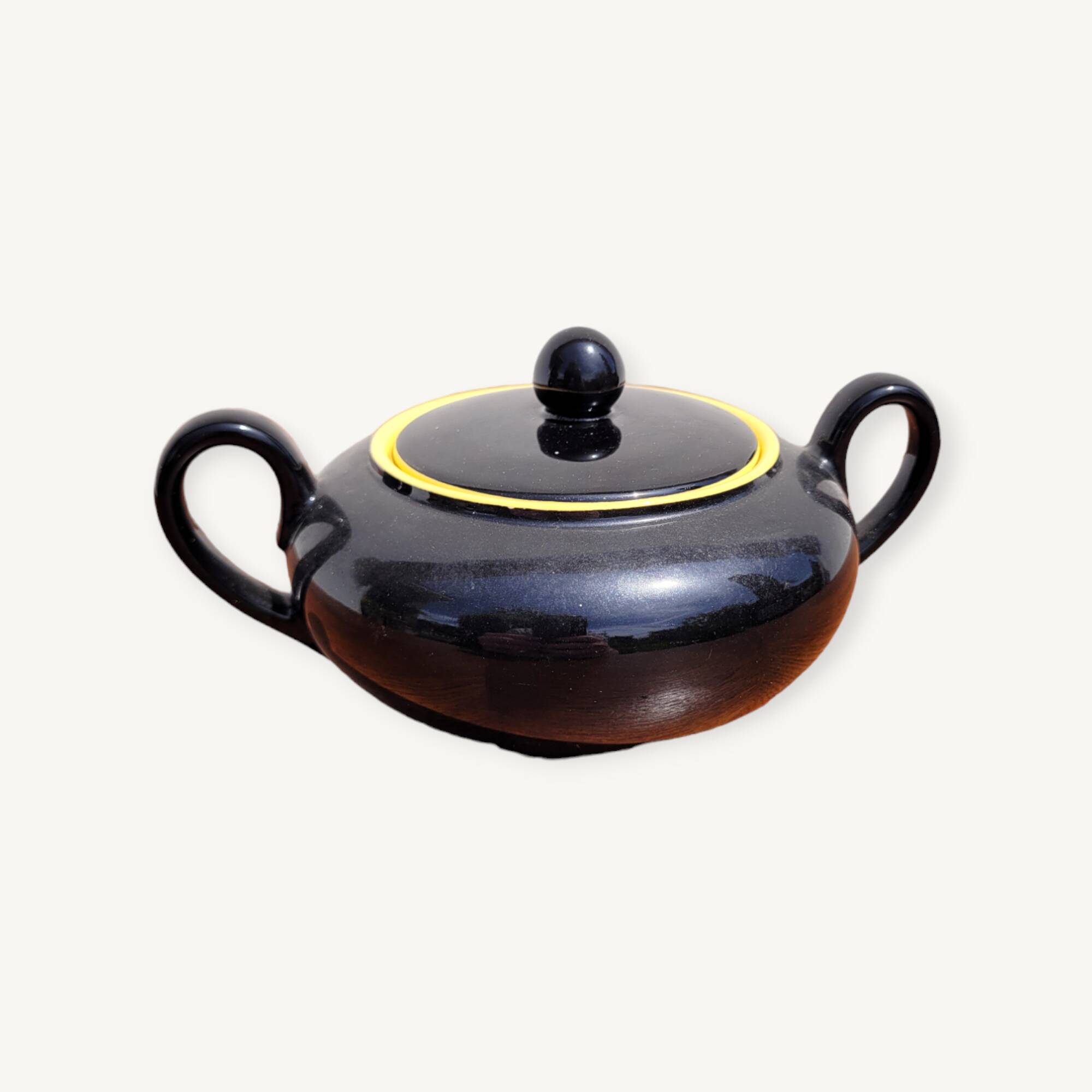 Biarritz sugar bowl by Villeroy and Boch 1950