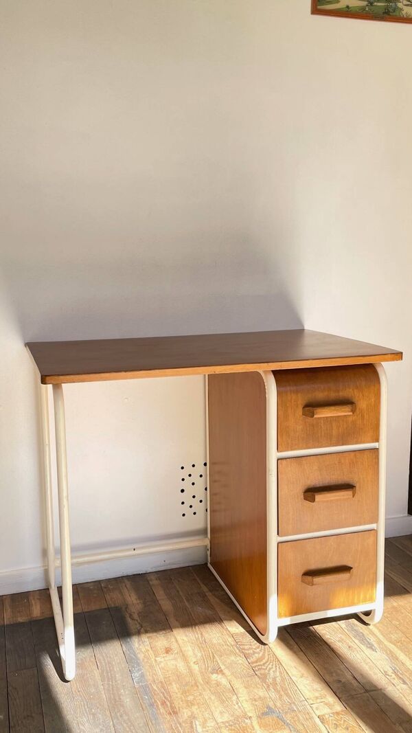 Bureau enfant façon jaques hitier vintage