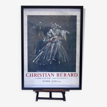 Affiche d'exposition Christian Berard