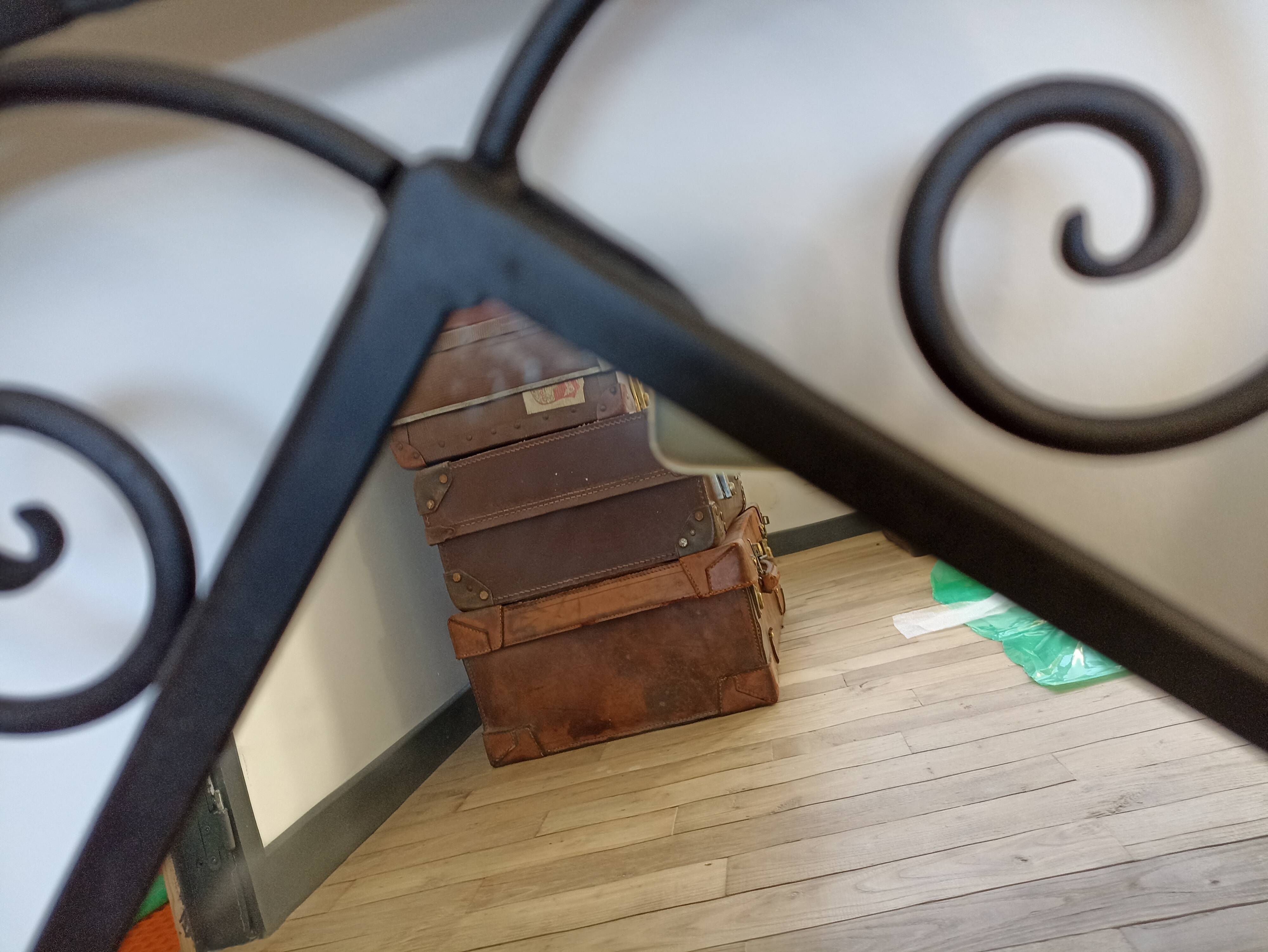 Mirror art deco wrought iron