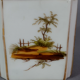 Porcelain bottle old Paris marine & bucolic decoration nineteenth century SB