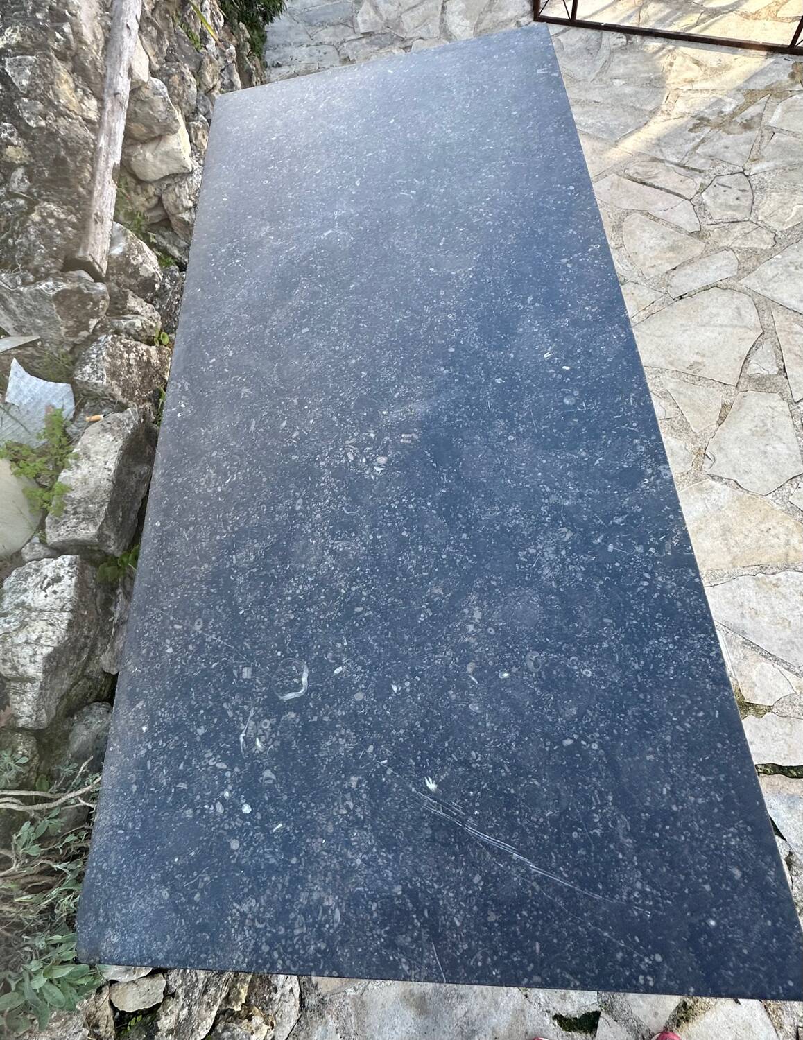 A small piece of Bonheur du jour with detached columns in Empire-era mahogany.