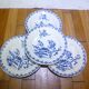 4 Gien flat plates, Chardons service 1