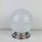 Art Deco opaline glass globe wall light, ceiling light