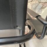 Pair of black armchairs