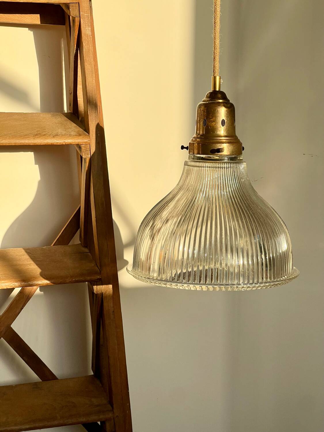 XXL Holophane suspension in bistro or industrial style